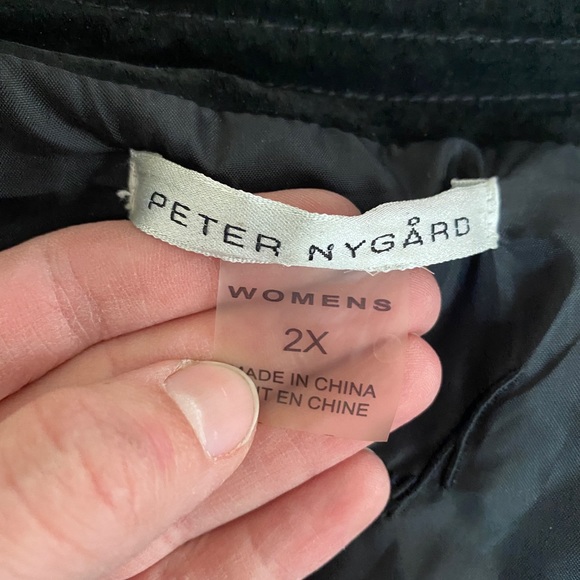 Real Suede Leather Peter Nygard Coat - Picture 8 of 9